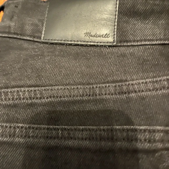 Madewell Cali Demi Boot Jeans in Black Wash Size 29 - Picture 6 of 8
